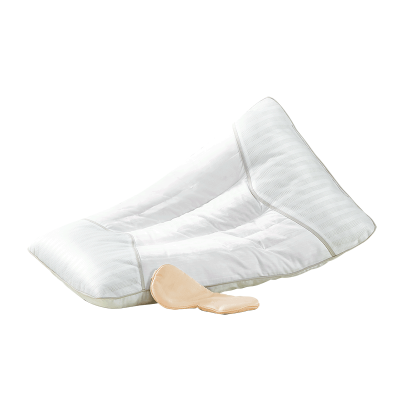 FUANNA Pillow, Cassia Seed Tea Scented Cervical Pillow, Neck Support Pillow, Pure Cotton Fabric, Deep Sleep Pillow Core, One Pair, 70cm*45cm