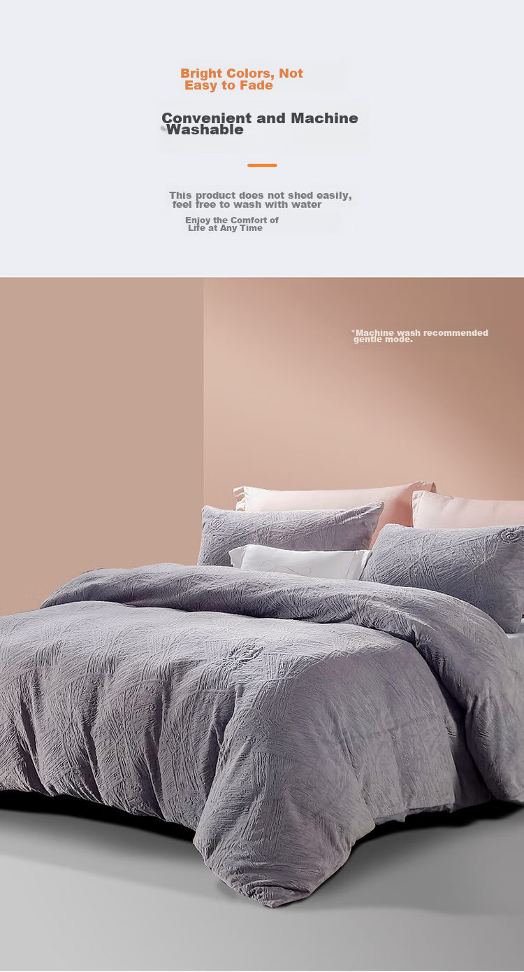 FUANNA Single Duvet Cover, Flannel Anti-Static Double-Sided Plush Quilt Cover, Winter Fleece-Lined Double Bedspread for 1.8-Meter Bed 10