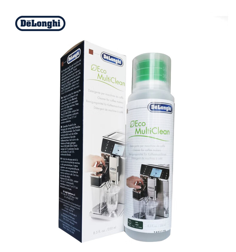 Delonghi Coffee Machine Steam Rod Milk Jug Multi-Functional Cleaner for Cleaning Cow's Milk Container Interior Circuits, Accessories, Foaming Tube, Spray Nozzle, Stain Removal And Decontamination, Imported 250ml 1