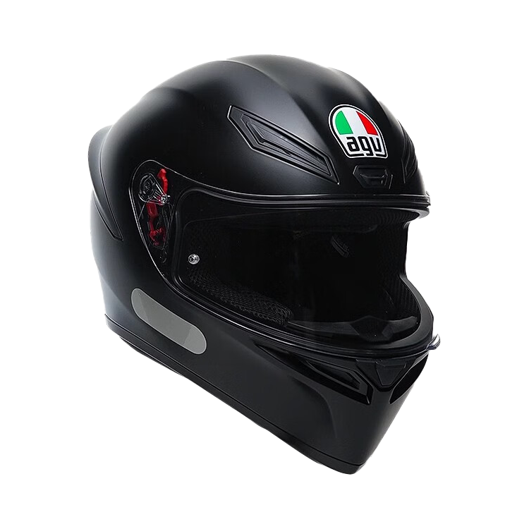AGV K1S Motorcycle Helmet, 3C Certified, Wide Field of View, Safe Riding for Men And Women, All Seasons, Universal Fit, White, Size L (57-58)