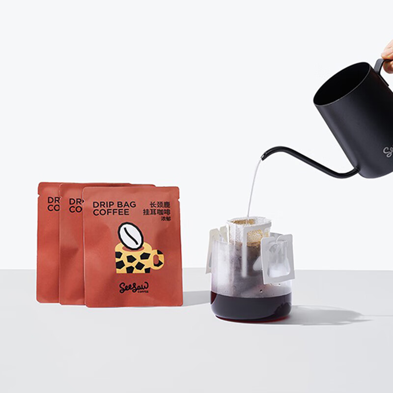 Seesaw 长颈鹿挂耳咖啡10g*10包 意式拼配风味现磨手冲咖啡粉包