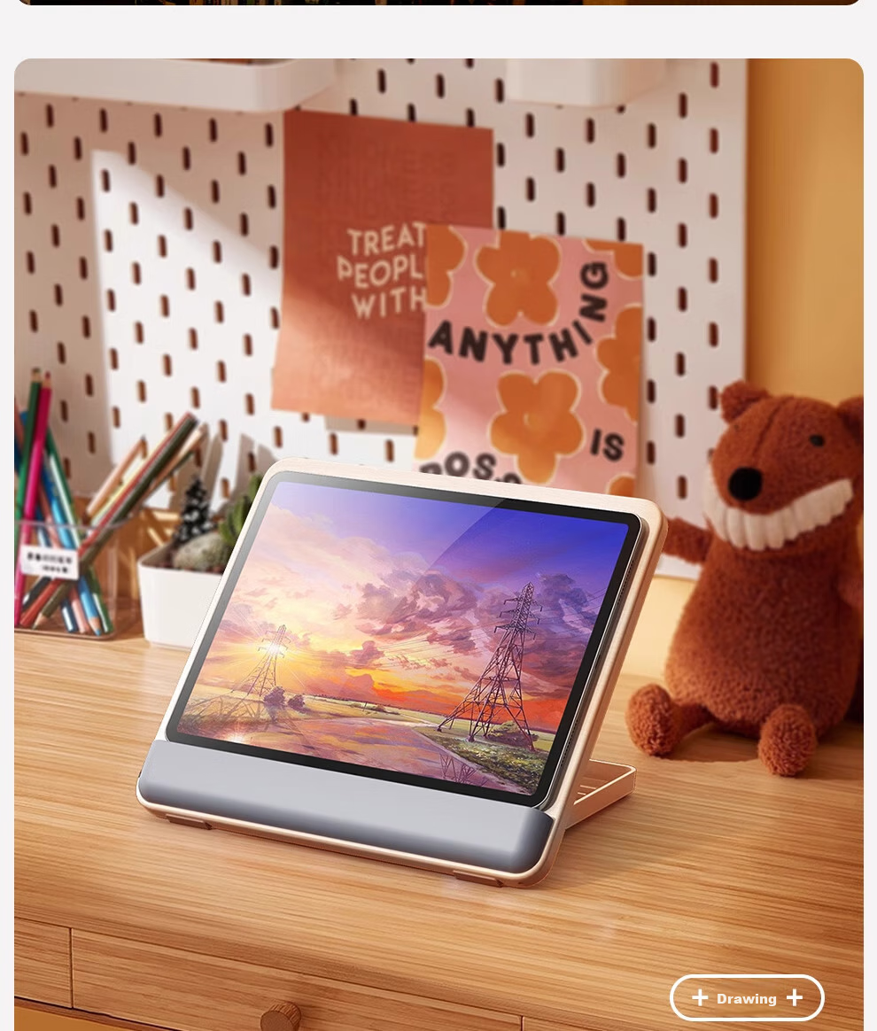 Xiaotian Tablet Stand, IPad Drawing Stand, Wrist Support, Wooden Desktop Drawing Board Stand for 13-Inch IPad Pro, Computer Drawing Board Stand for Painting And Study 16