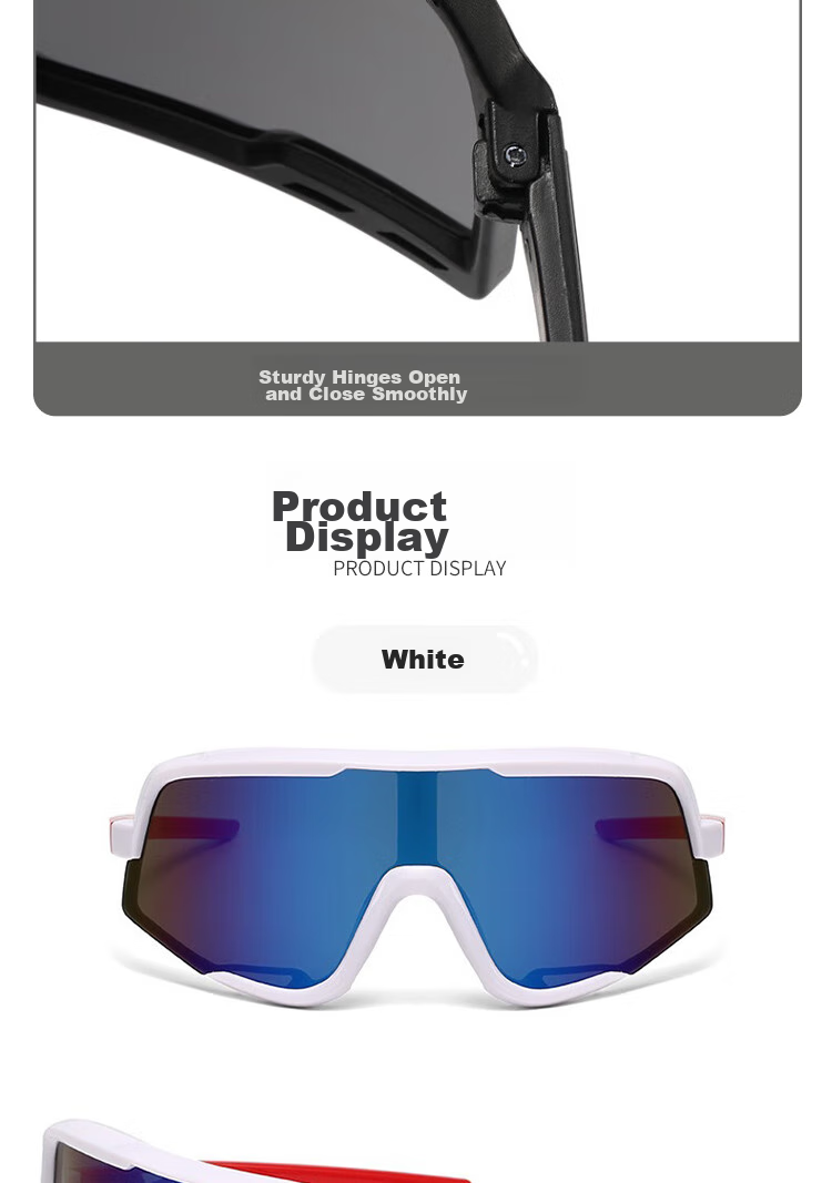 LOVECRAFT Children's Cycling Glasses with Black Frame And Night Vision Lenses, Youth Sports Outdoor Sunglasses, Protective Windproof Eyewear for Fathers 4