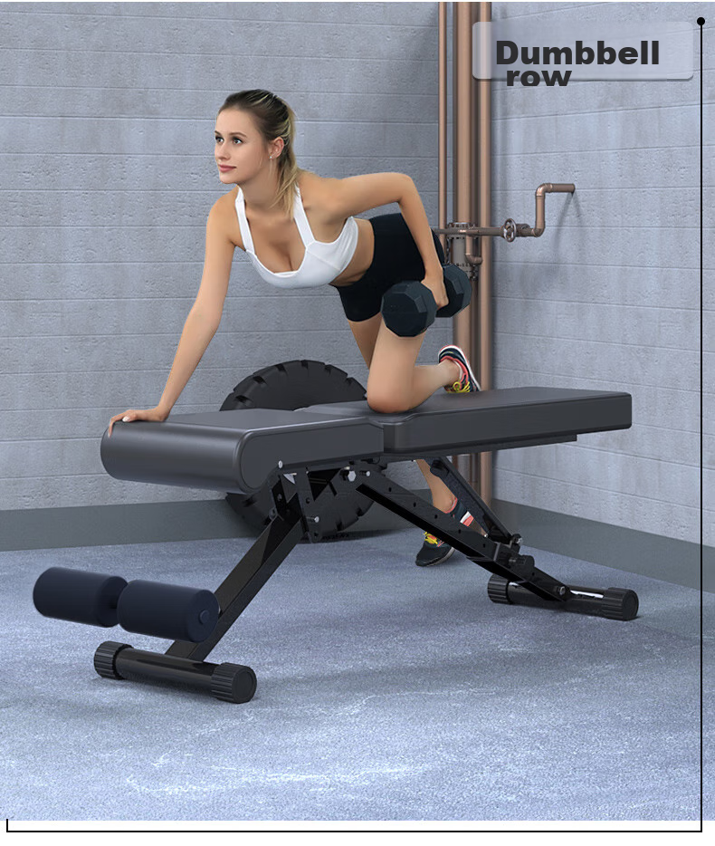 GK Multifunctional Folding Dumbbell Bench, Fitness Chair, Fly Bench, Sit-Up Board, Home Gym Equipment, Bench Press Fitness Bench 4