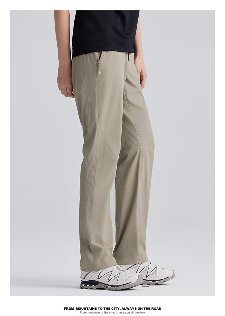 Pioneer Camp Windproof Outdoor Pants for Women, Summer Lightweight Sports Hiking Climbing Trousers, Breathable Water-Repellent Casual Straight-Leg Long Pants 13