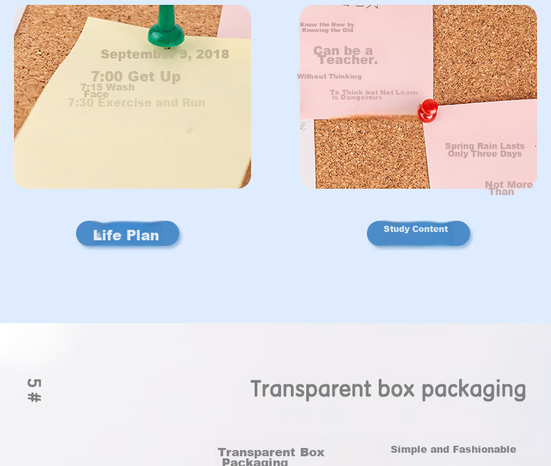 Deli [Super Popular] Colored T-Pins, Cork Board Pushpins, Drawing Pins, 80 Pieces/tube, 0042 10