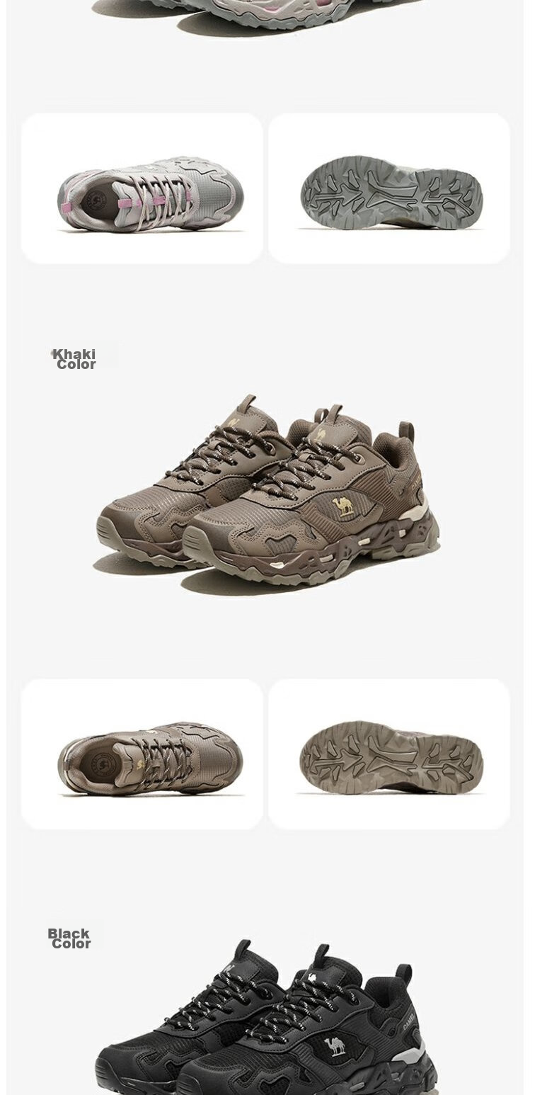 CAMEL Outdoor Hiking Shoes, Comfortable, Durable, Non-Slip, Water-Resistant, Couple's Style, Mountaineering Shoes, F13A693016 6