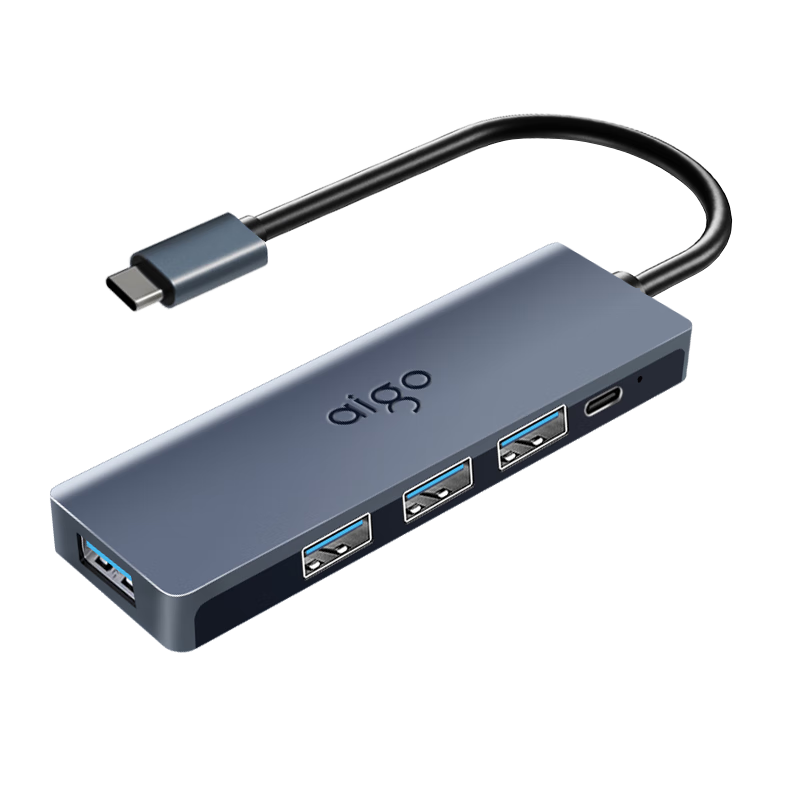Aigo Type-C Hub Adapter 3.0 Interface Converter USB Expansion Dock USB-C Extension Cable USB Hub B01C-0.25M