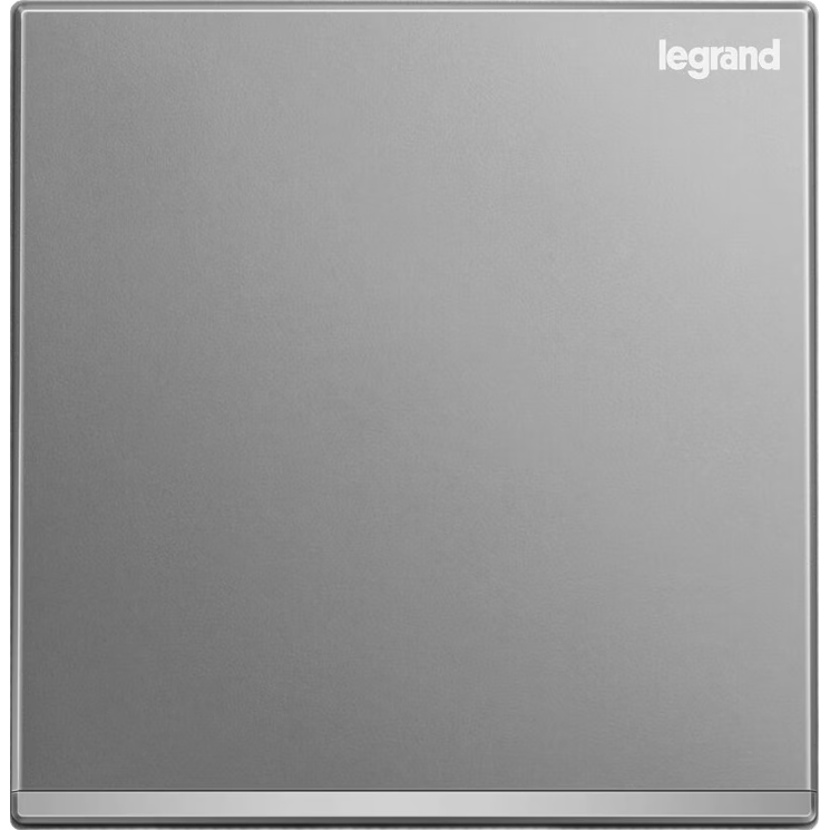 LEGRAND Switch Socket Panel, Yijing Series Dark Sand Silver Gray Socket Switch Wall Power Outlet, Single Switch Single Control