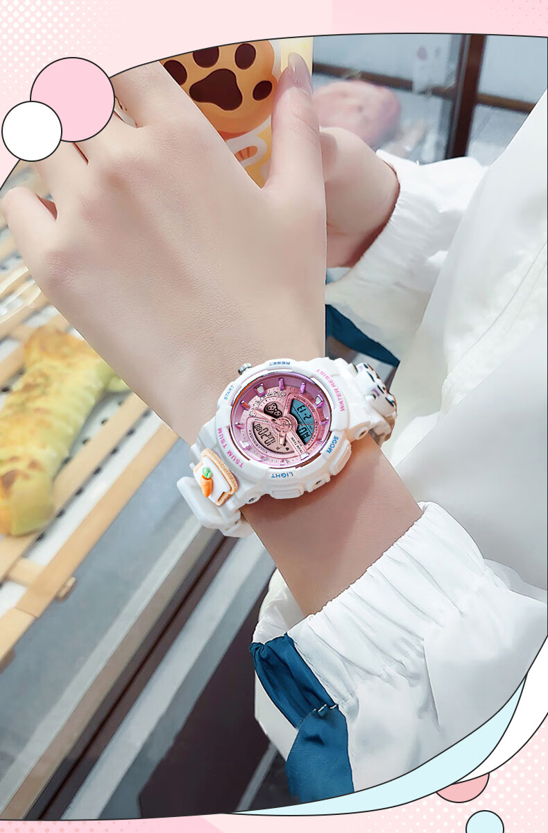 Disney Sports Waterproof Watch for Middle And High School Exams Only, Time-Telling Electronic Watch for Primary, Junior High And Senior High School Students And Childre 2