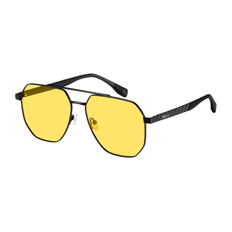 HLA Carbon Fiber Day And Night Polarized Sunglasses, Photochromic Sun Protection Glasses for Men, Specialized Night Driving Night Vision Glasses