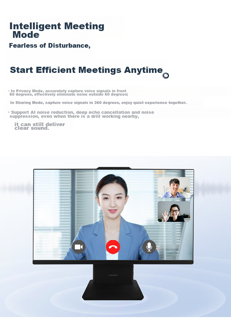 Lenovo Yangtian S660 All-in-One Desktop Computer 27-inch Business Office PC (Core Ultra5 226V, 16GB RAM, 1TB SSD, Windows 11) National Subsidy 14