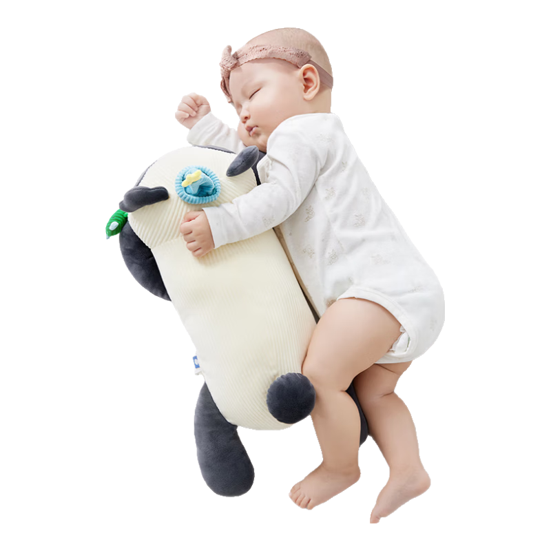 Babycare Baby Doll Comfort Pillow, Multifunctional Soothing Hugging Pillow, Side Sleeping Backrest, Rear Pillow, Tukutu Panda, 45*23*15