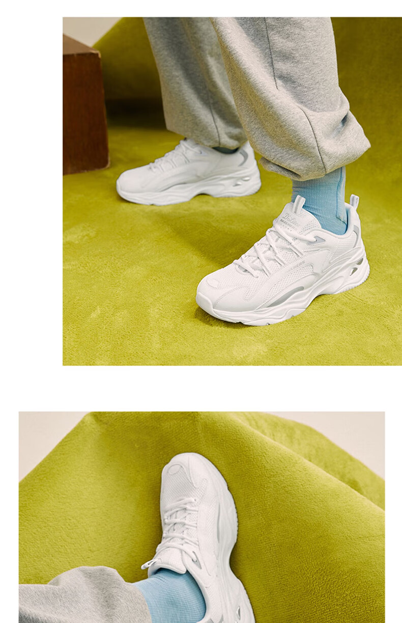 Skechers Women's Shoes Puff Bear | Spring Women's Mesh Breathable Dad Shoes, Shock-Absorbing Rebound Casual Sneakers Panda Shoes 17