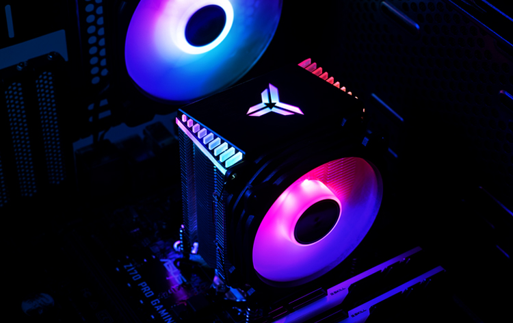 JONSBO CR-1400 Tower CPU Cooler (Motherboard 5V ARGB Sync/4 Heat Pipes/PWM Fan/Multi-Platform/Thermal Paste Included) 4