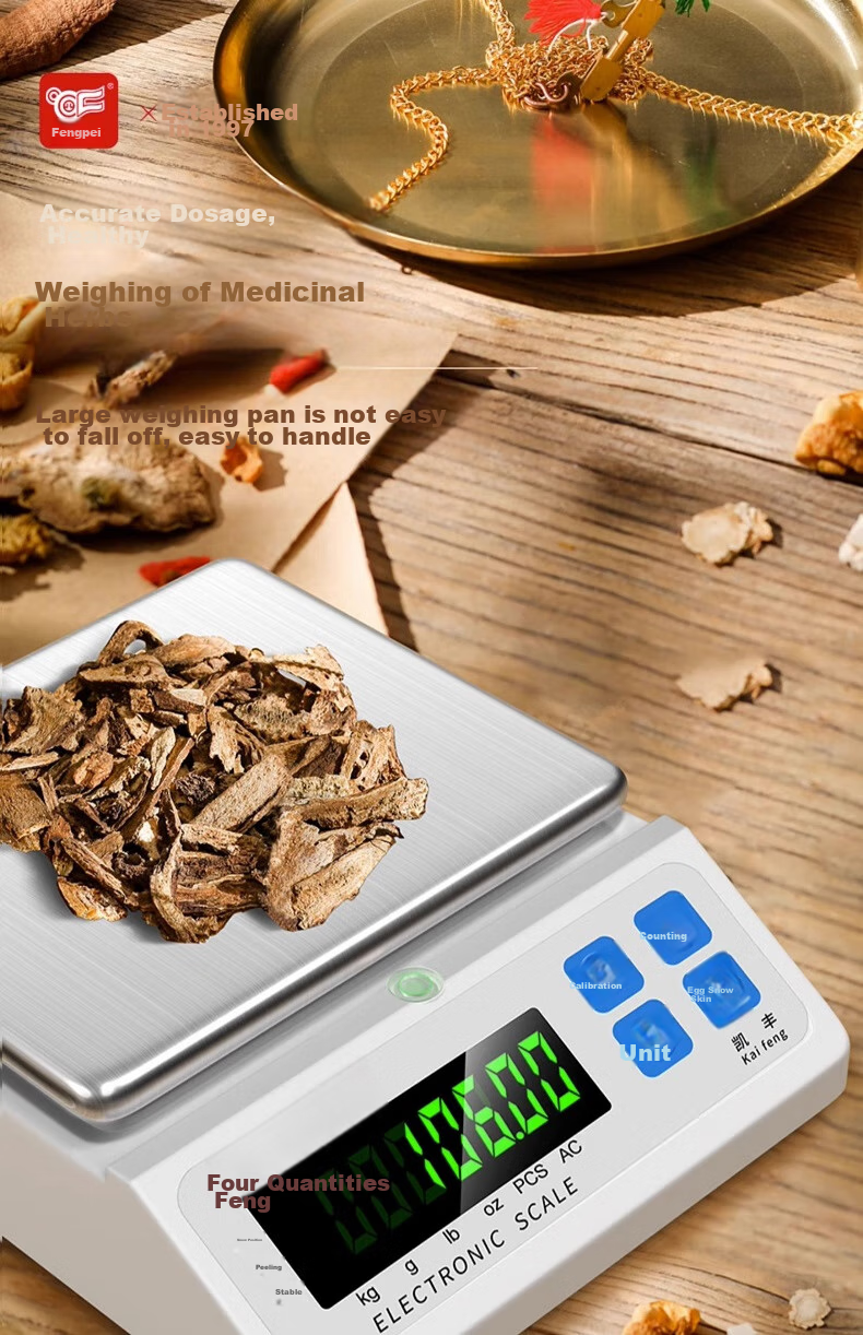 Kaifeng Electronic Balance Scale, 0.1g High-Precision Gram Scale, Food Scale, Gold And Jewelry Scale, Precision Analytical Balance, Counting Scale 13