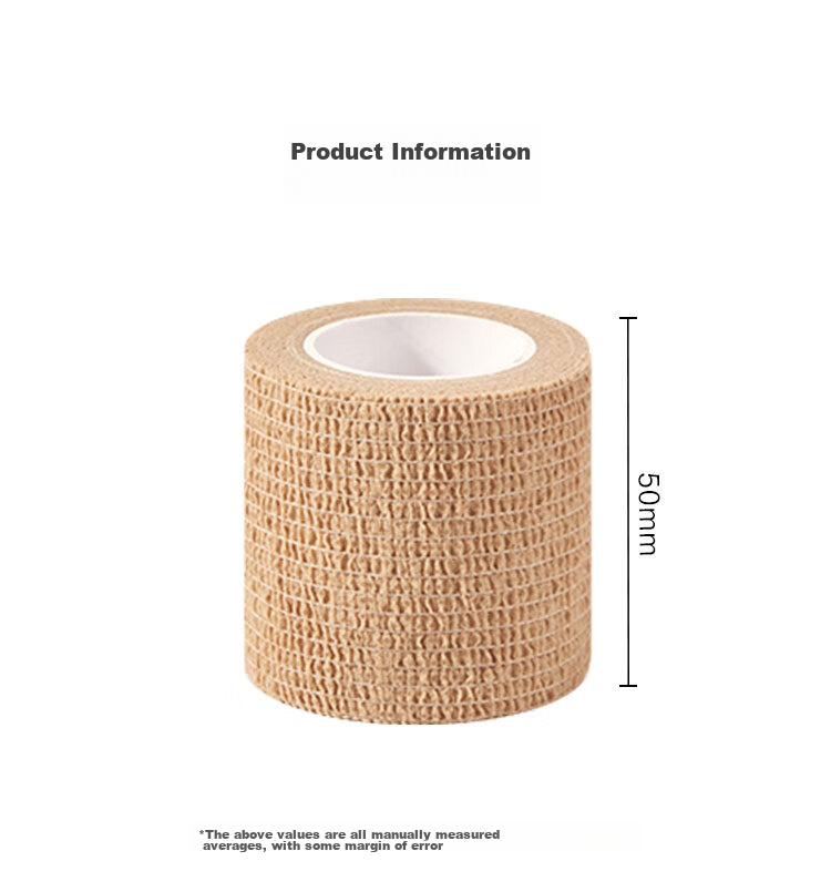 JD Original Muscle Tape, Sports Adhesive Bandage, Kinesiology Tape, White Elastic Bandage for Feet, Skin Film, 2.5cm*11m 10