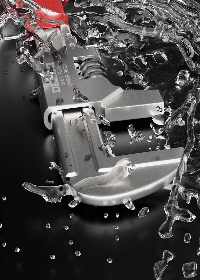 Delixi Adjustable Wrench Multi-Functional Pipe Wrench Universal Angle F-Type Large Opening Thickened Pipe Pliers 11
