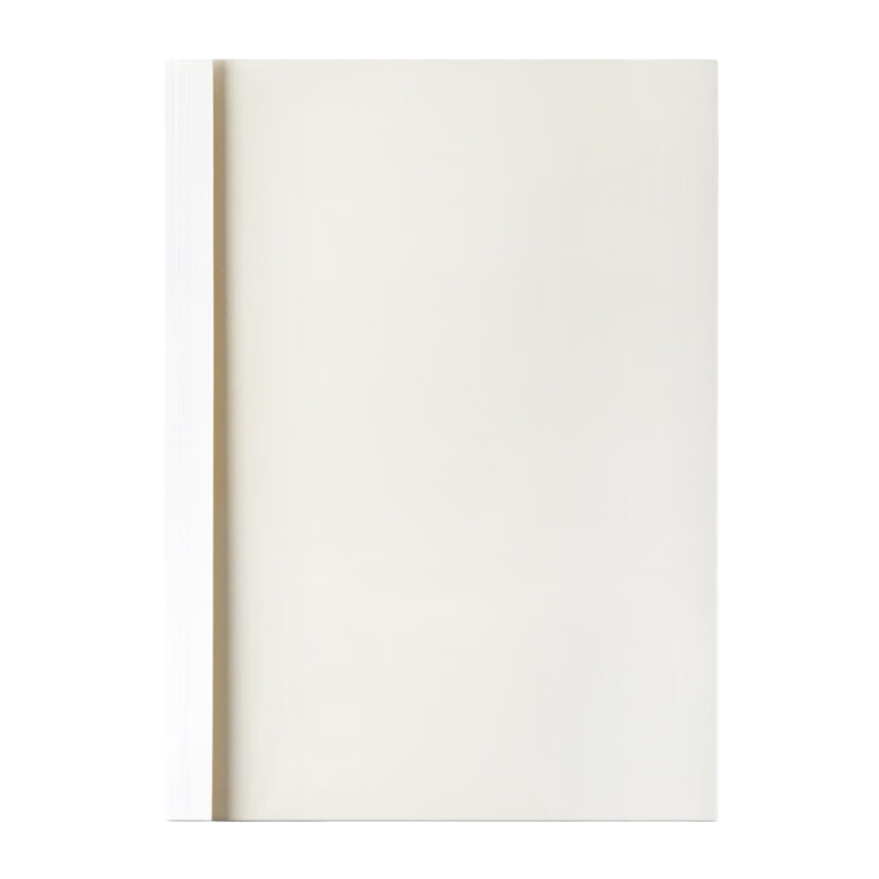 Deli 3865 Hot Melt Cover, Specialized Binding Covers for Hot Melt Binding Machines, A4/3mm (Pack of 10)