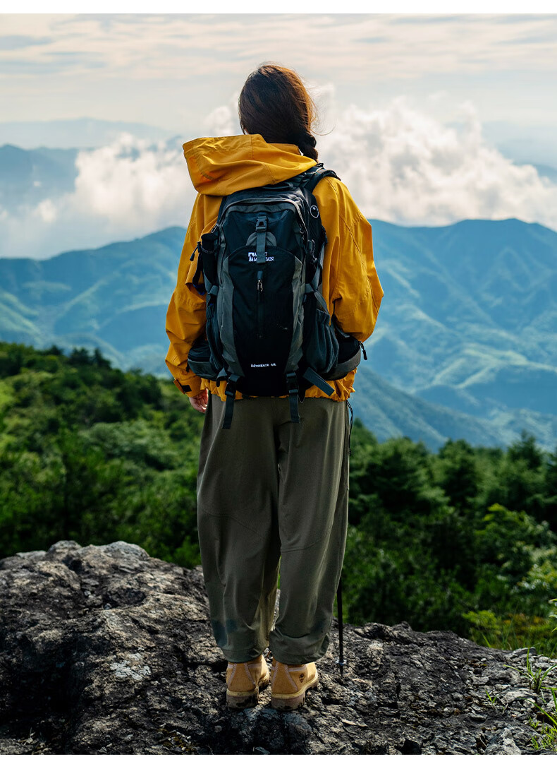 OUTDOOR PRODUCTS [Huang Yimei's Choice] Outdoor Hiking Lantern Pants for Women, Fashionable Versatile OFCKC32084 Classic Black 14