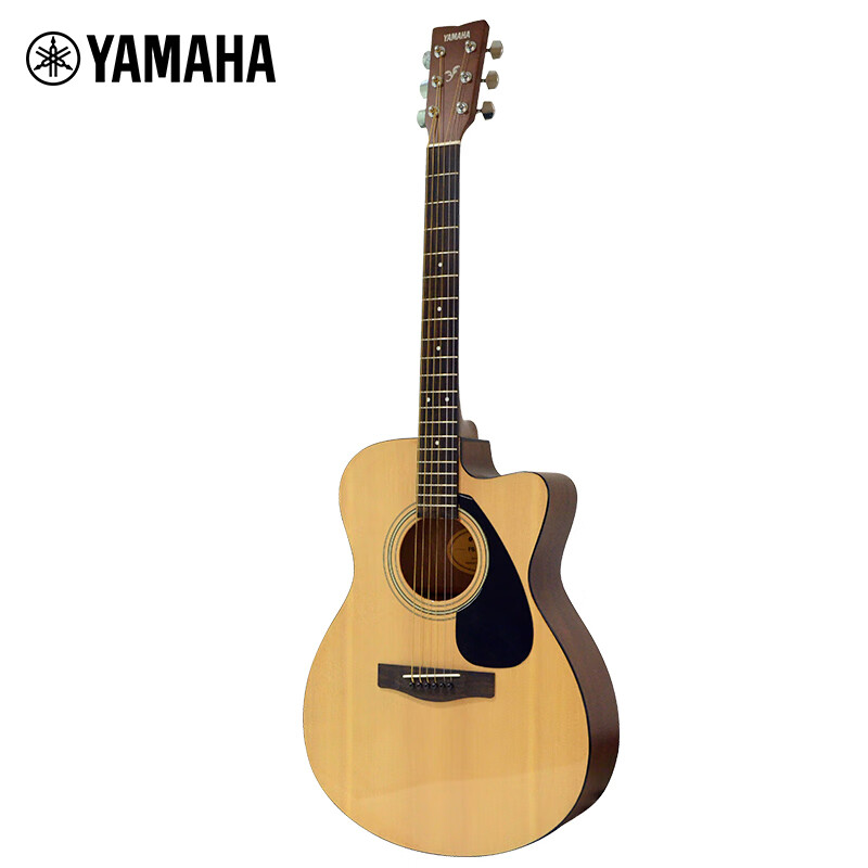 YAMAHA FS100C Acoustic Guitar for Beginners, Entry-Level Wooden Guitar for Men And Women, Musical Instrument, Cutaway 40-Inch