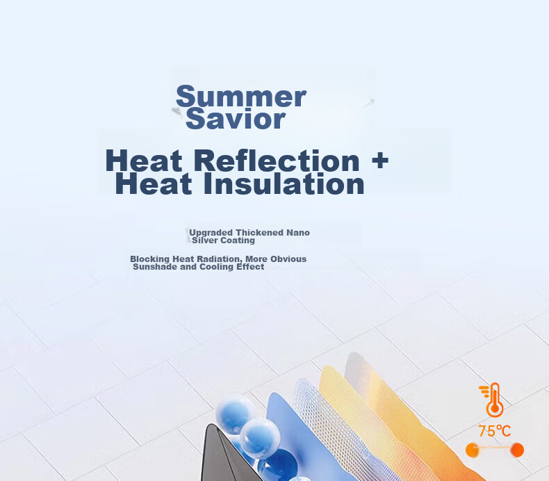 Zhunhang Car Sunshade, Heat Insulation Umbrella, Windshield Cover, Sunshade for Car Interior, Sun Protection Device 9