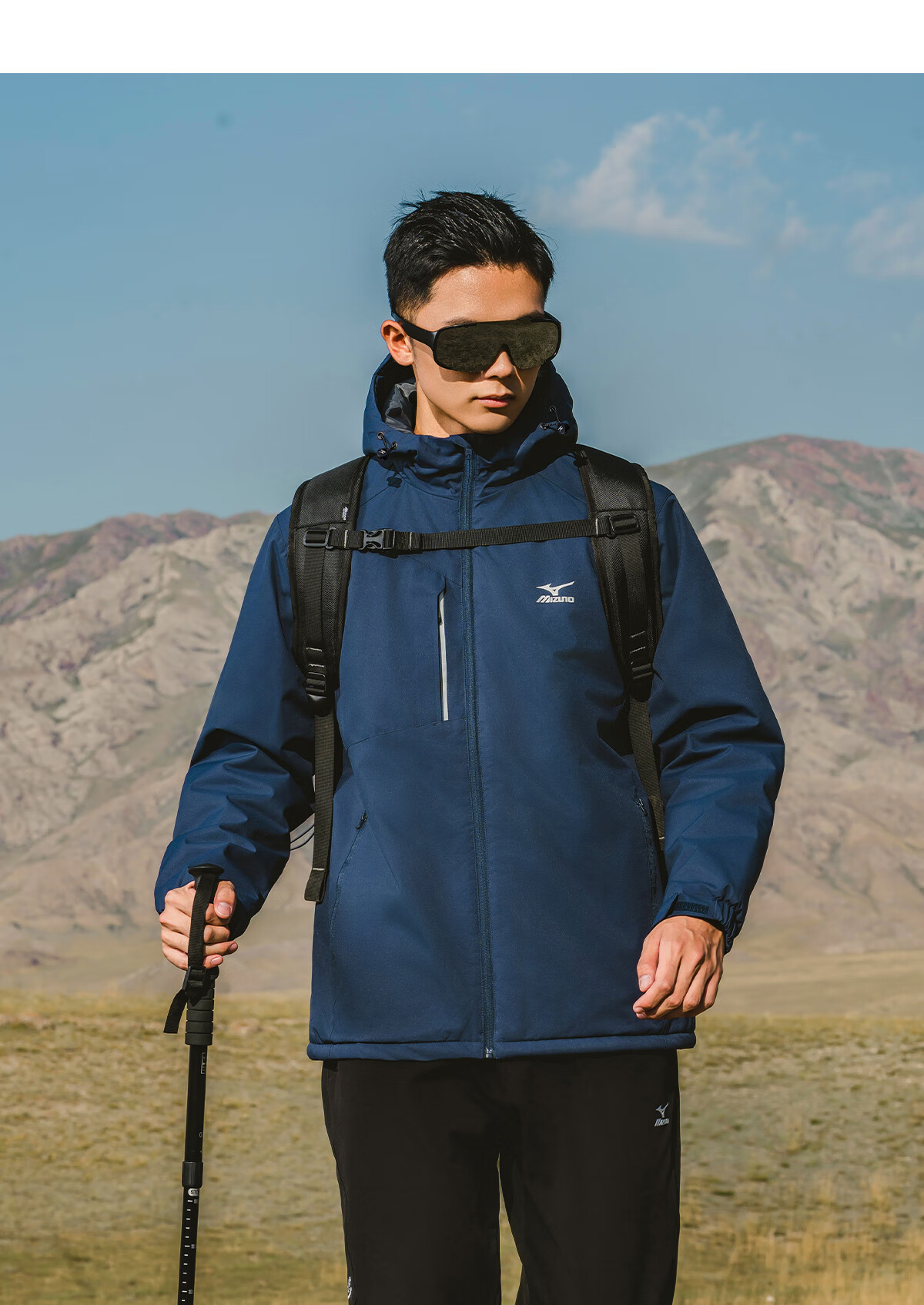 Mizuno Outdoor Jacket for Men And Women, Windproof Couple's Coat, Hiking Wear 5