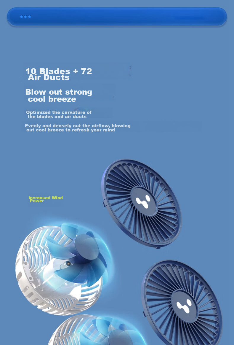 Dijialun Car Fan, 24V for Trucks, 12V Cooling, Small Bread Car, USB Interface, Powerful Dual-Head Electric Fa 11