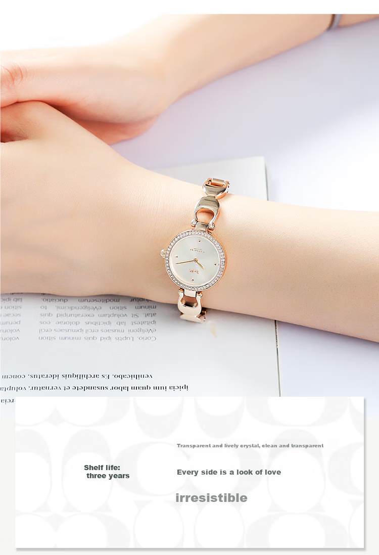 COACH PARK Series Bracelet-Style Steel Band Quartz Women's Watch 14503172, Recommended by Kong Xue'er, Gift/giving 7