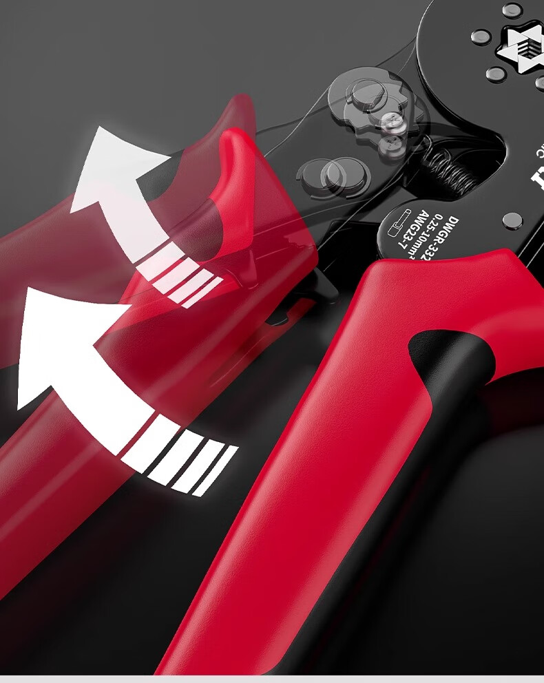 Delixi Terminal Wire Crimping Pliers Tube Pin Cold Press Crimping Pliers Wire Clamp Electrician Special Pliers 11