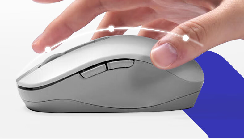 Lenovo Xiaoxin K1P Quiet Wireless 98-Key Keyboard And Mouse Set, Jelly Touch Mechanical Rebound, Multi-Key Shortcuts, 3-Level DPI, Windows Compatible, Twilight Gray 15