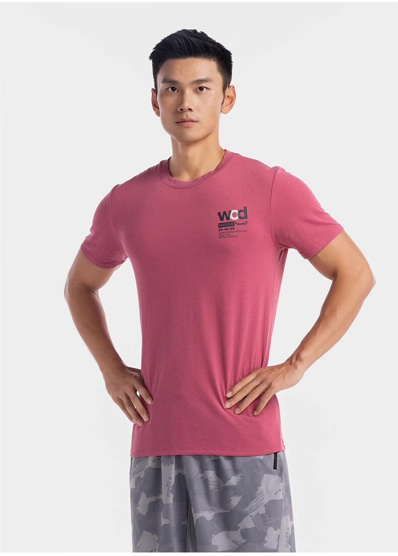 DECATHLON Quick-Dry T-Shirt, Loose-Fitting Sports Short-Sleeve Top, Fitness Running Half-Sleeve Tee, 4998928 16