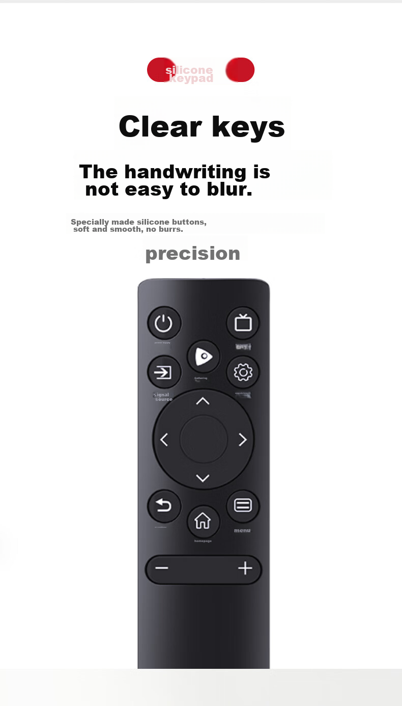 Accoona Universal Remote Control Compatible with Hisense Smart TV Vidda CN3A75, 3V75, 3A69, 3A57, 55-Inch, 65-Inch Vidda LCD TVs 4