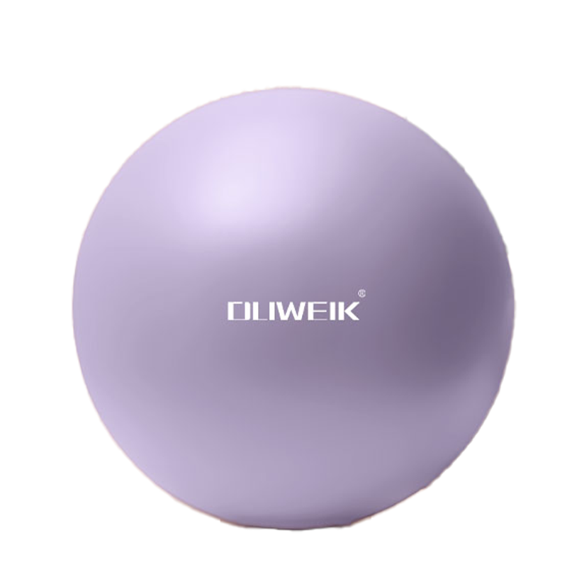 Duweike Mini Yoga Ball, Pilates Thickened Anti-Burst Swiss Fitness Exercise Ball, Maternity Training Equipment, Purple, 25cm