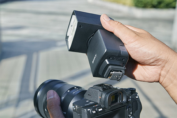 索尼(sony)hvl-f46rm 闪光灯 索尼a7s3 a7m4 a7r3 a7r4 微单相机顶灯