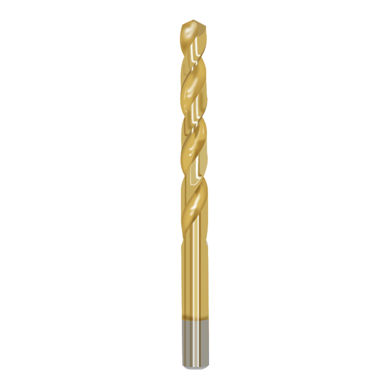 Hongqishi M35 Titanium-Coated Cobalt-Containing Twist Drill Bit, Ultra-Hard Stainless Steel Special Drill Bit, 5.5mm (Pack of Ten)