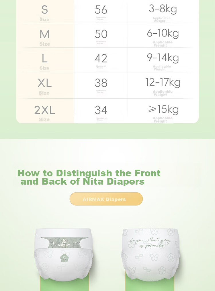 NatyCare Baby Diapers L42 (9-14kg), AIRMAX Series, Ultra-Thin Bare Feel, Large Size Diaper, Diaper Pad 12