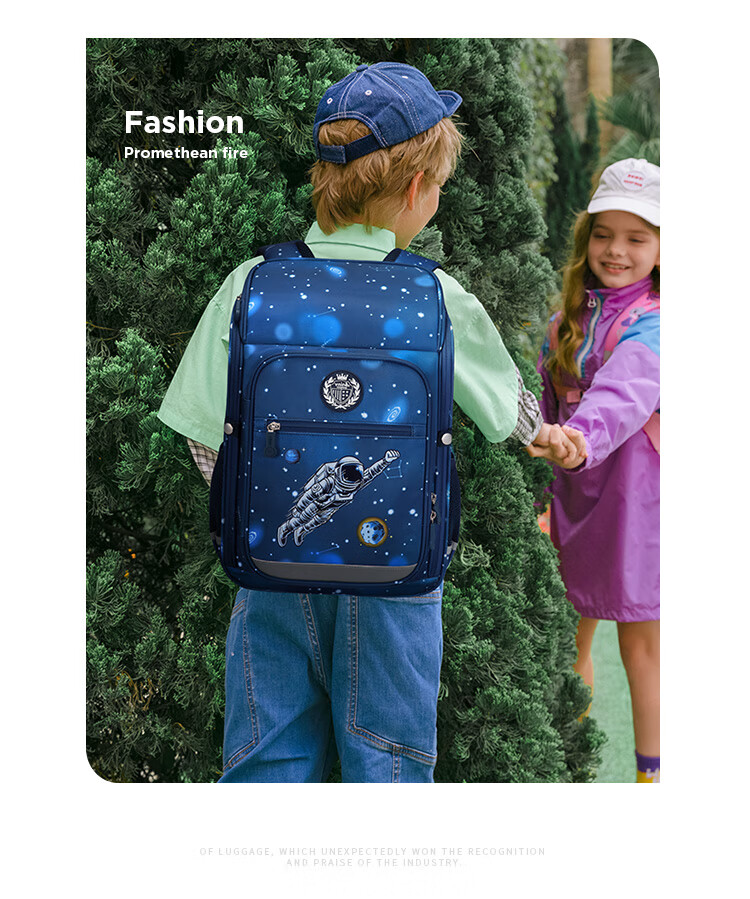 Dijiuchengbao Schoolbag, Spine Protection And Load Reduction Backpack for Primary School Students, Integrated Backpack for Girls in Grades 1-3 And Boys in Grades 1-5 8