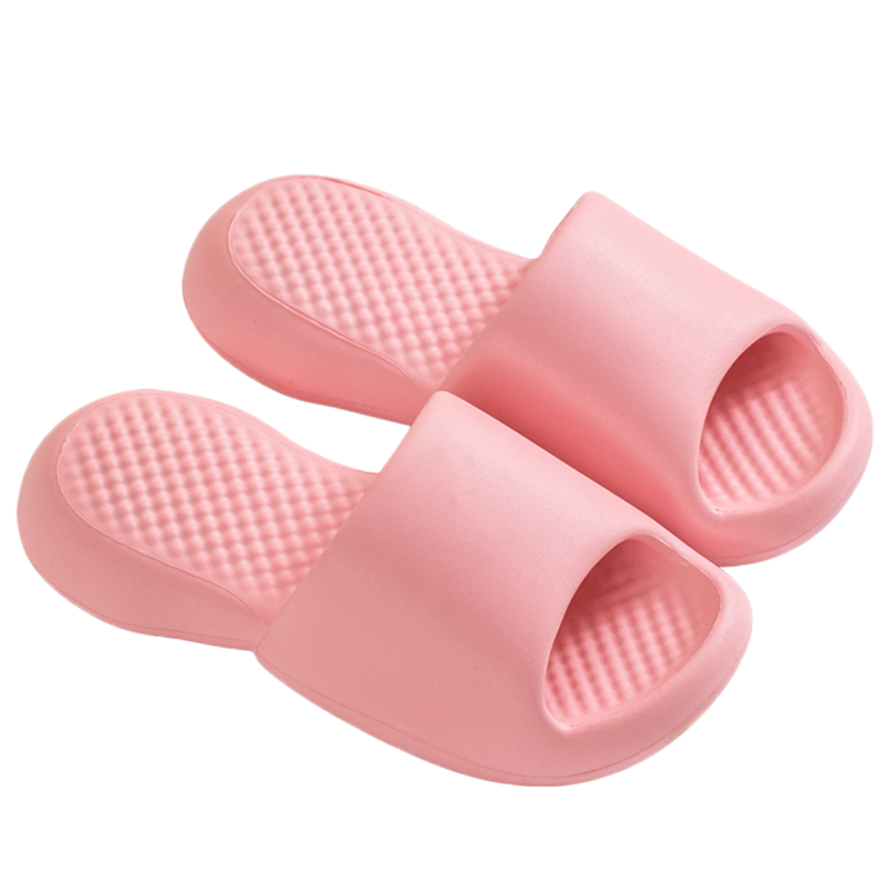 GUOLUOFEI Slippers, Comfortable for Stepping on Poop, Summer Indoor Use, Bathroom Soft Sole, Large Size Unisex Sandals, Green, Size 37-38