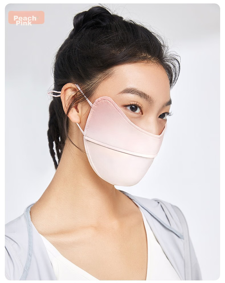 MOLY VIVI Sun Protection Face Mask, Summer Lightweight Breathable Sunshade, UV-Resistant Eye Protection, Non-Binding Ear Design, Magic Vivia 9