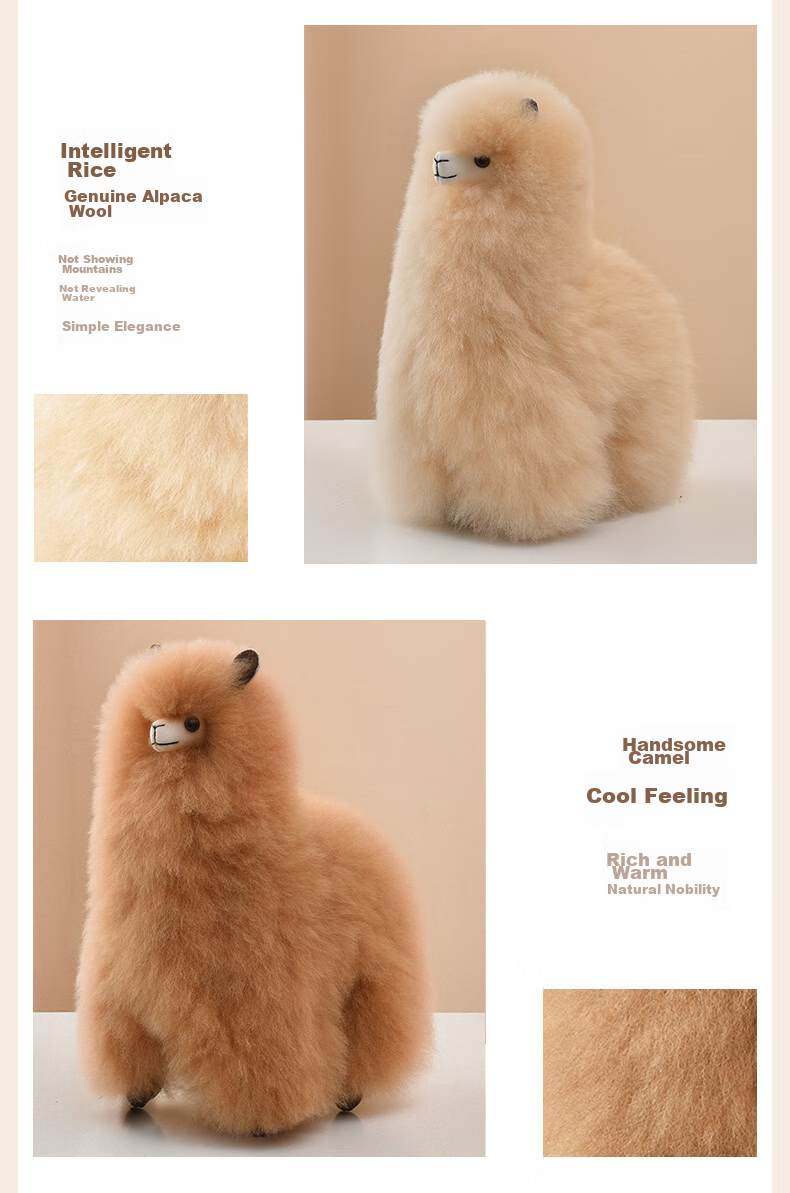 Warmpaca Alpaca Plush Toy Doll Stuffed Animal Pillow for Girls, Birthday Gift for Girlfriend 8