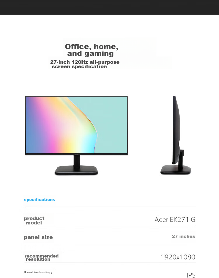 Acer 19.5-Inch Office Wall-Mountable Small-Size VGA/HDMI Dual-Interface Monitor E200Q Bi 17