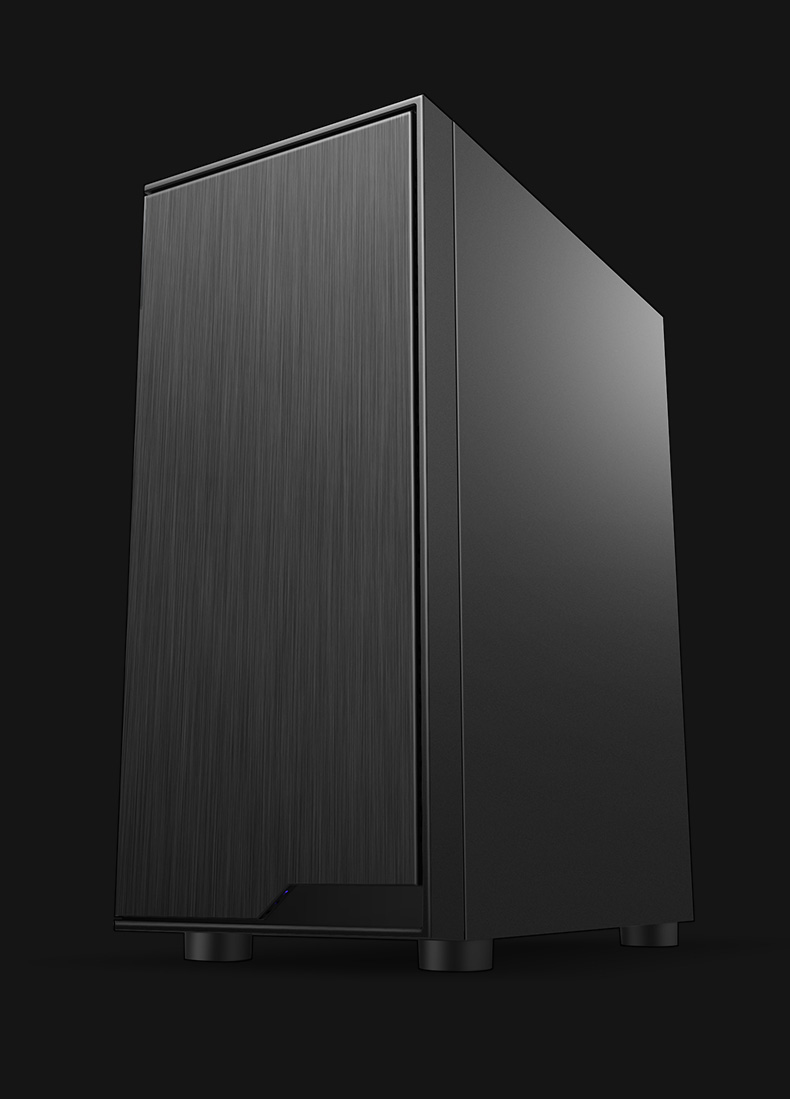 航嘉(huntkey)gs400c黑色机箱(侧透/支持atx/宽体游戏电脑机箱/支持长