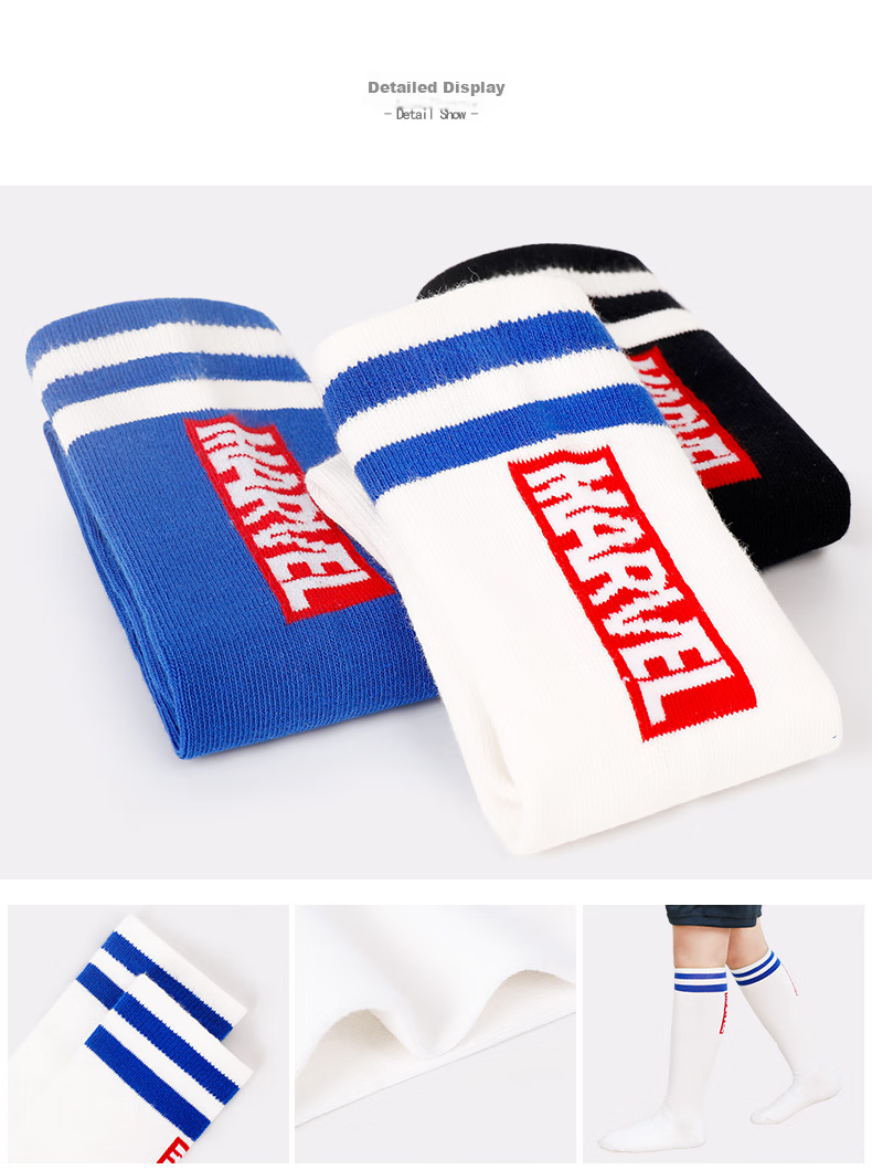 Disney Children's Basketball Socks, Mid-Calf Socks for Spring And Autumn, Cotton Long Socks, Boys' Long Socks, Student Sports Soccer Socks, Thin Summer Style 7