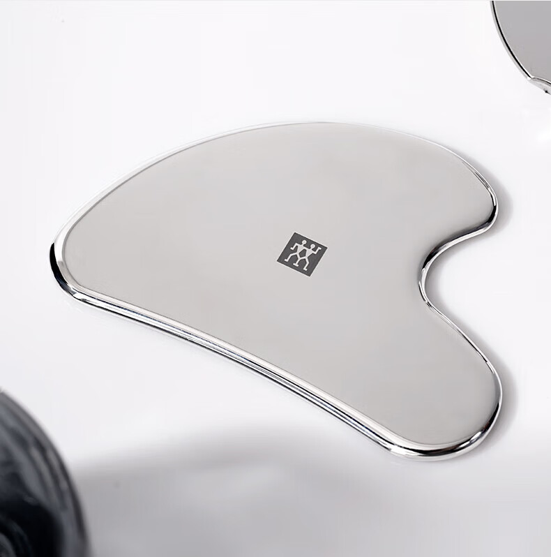 ZWILLING Gua Sha Board, Facial Massage Tool, Lifting And Tissue-Removing Stick, German Quality Stainless Steel, Can Be Used for Ice Compress, Birthday Gift for Women, Mid-Autumn Festival Gift for Female Teachers 12