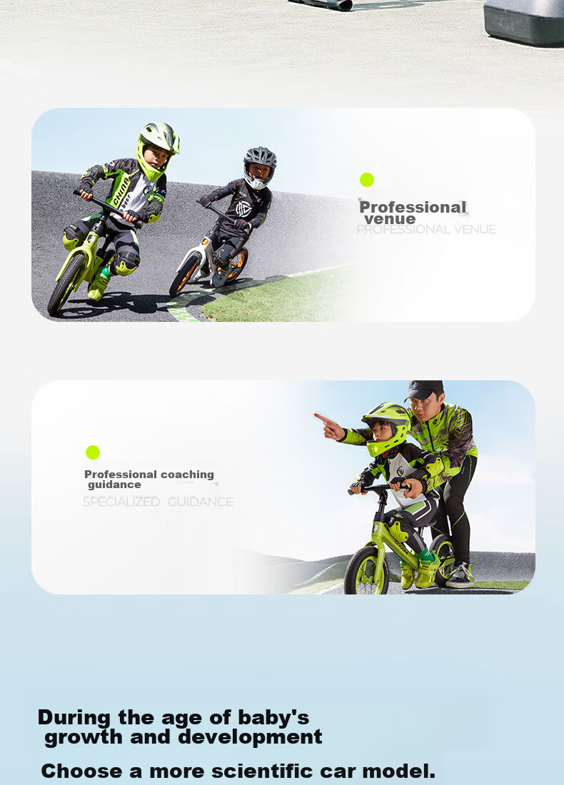 COOGHI Children's Balance Bike for Ages 1-7, 12-Inch Magnesium Alloy Frame with Solid Wheels S3Pro COOGHI Green Kuqi 14