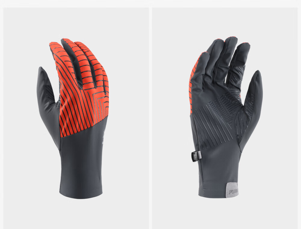 KAILAS Men's Running Gloves KM2458101, Flame Red/moon Rock Gray, Size M 5