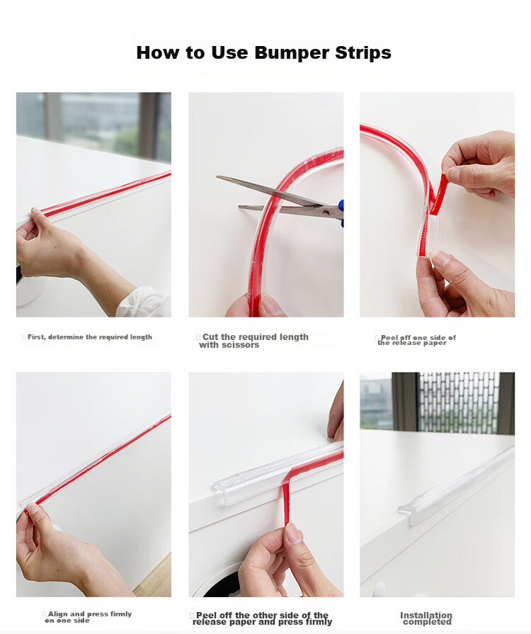 9I9 Transparent Anti-Collision Strip, 6 Meters Long, with Anti-Corner Bumpers, Thickened Baby Corner Guards, Wall Corner Anti-Bump A228 11