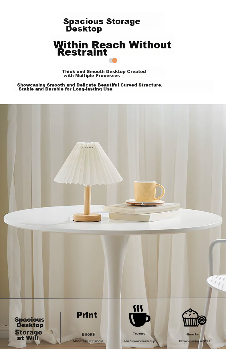 Fanshe Dining Table Negotiation Table Balcony Small Round Table Tulip Simple Office Apartment Hotel Reception Round Table And Chair Set 8