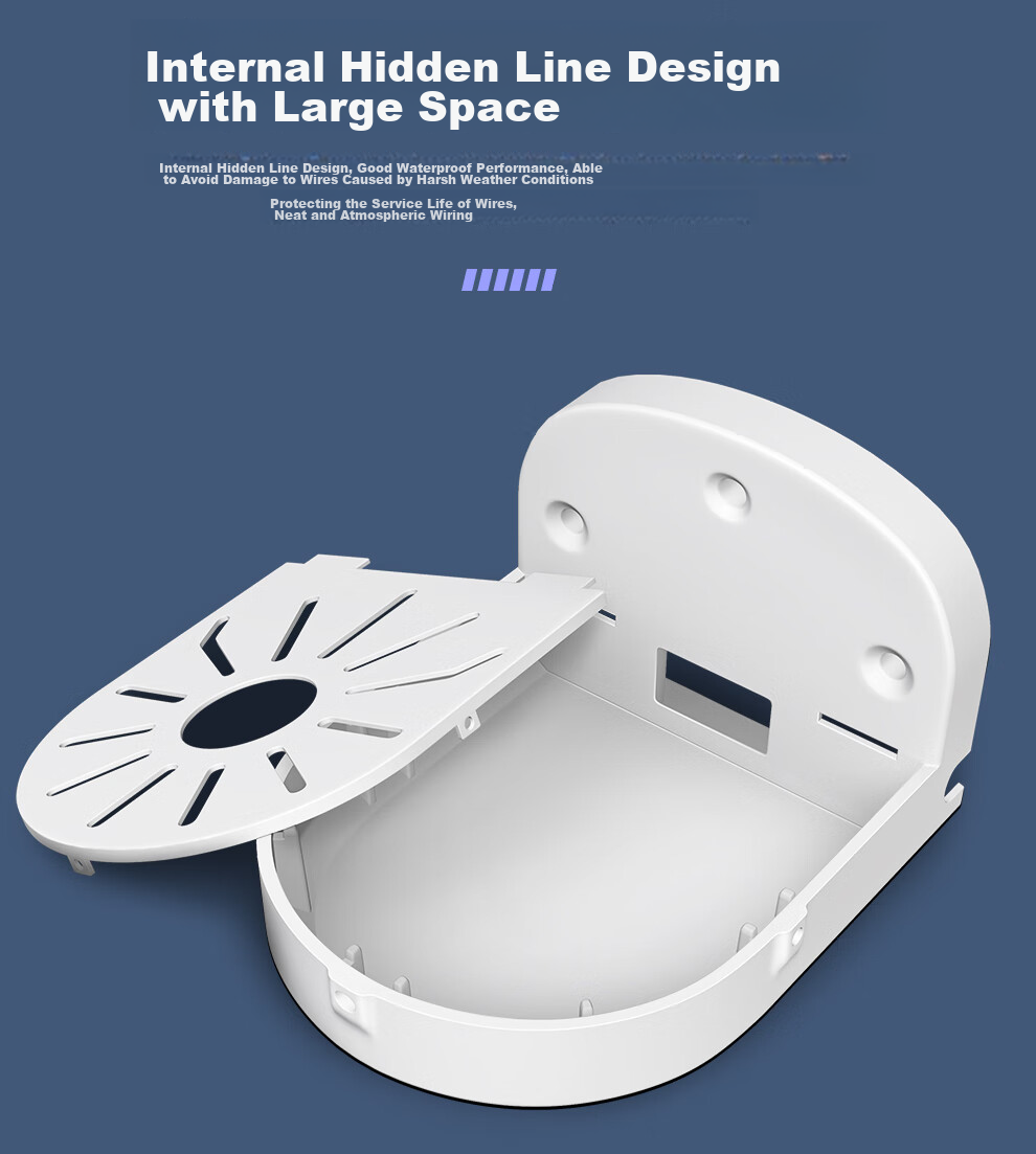 COMPCCTV Surveillance Hemisphere Camera Wall Mount Bracket, Hemisphere Camera Bracket for Indoor And Outdoor Use 11